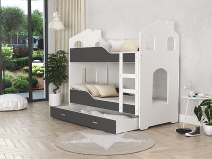 dětská patrová postel s úložným prostorem pokoj foto (1)