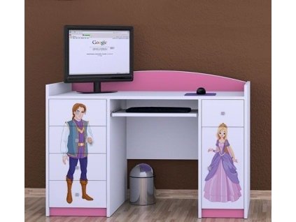 psací stůl b01 s obrázkem princ a princezna (7)