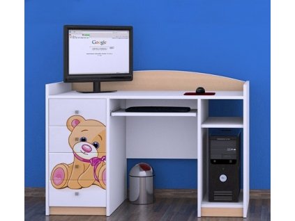 psací stůl b02 s obrázkem medvídek s mašlí (4)