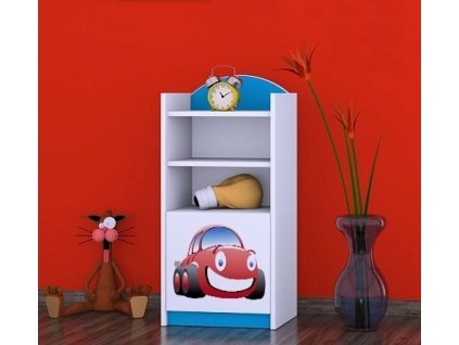 dětský regál komoda rn02 s obrázkem červené auto (8)