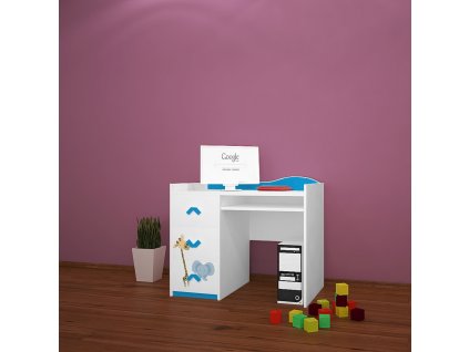 b10 dětský psací stůl dm03 s obrázkem safari (3)