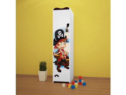 sz03 dětská šatní skříň s obrázkem pirát 11 (11)
