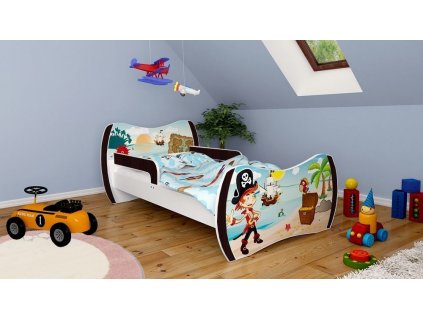 dětská postel s obrázkem pirát (7)