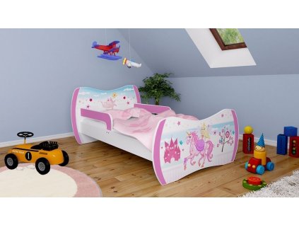 dětská postel s obrázkem princezna s koníkem (2)