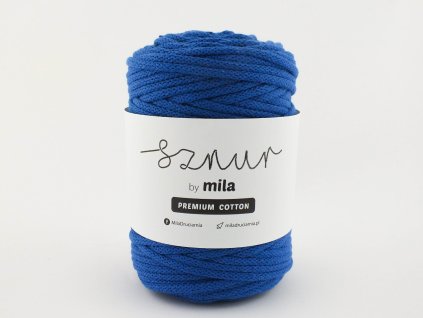 bavlněná šňůra premium cotton MODRÁ TMAVÁ