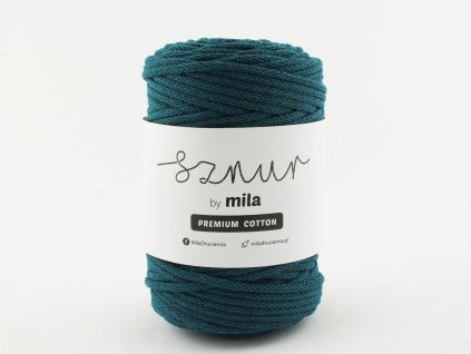 bavlněná šňůra premium cotton MOŘSKÁ ZELEŇ
