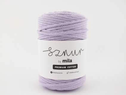 bavlněná šňůra premium cotton LEVANDULOVÁ