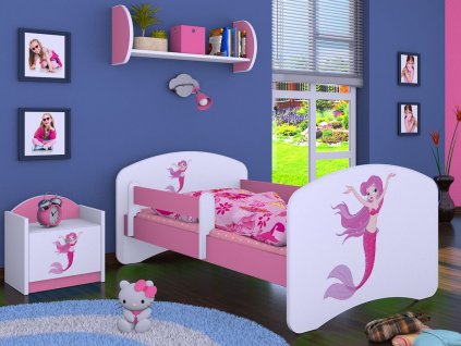 dětská postel s obrázkem mořská panna (8)