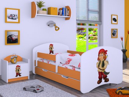 dětská postel s obrázkem pirát (7)