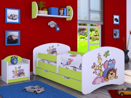 dětská postel s obrázkem safari (4)