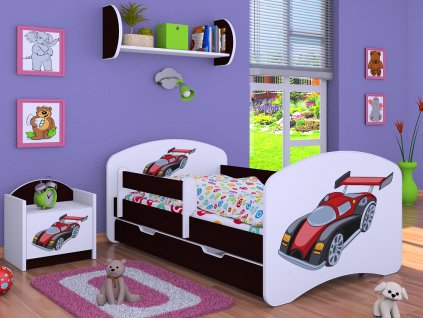 svetpokoju dětská postel s obrázkem sportovní auto