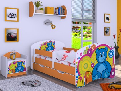 dětská postel s obrázkem veselý medvídek (7)