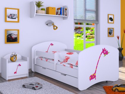 svetpokoju dětská postel s obrázkem žirafka