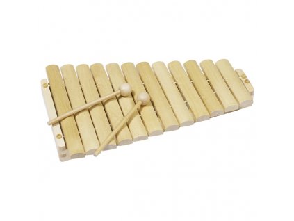 xylofon přírodní 12 tónů goki 61969
