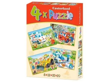 Castorland puzzle auta