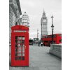 Obraz červená telefonní budka londýn