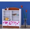 rn13 dětský regál komoda s obrázkem padající srdce (4)
