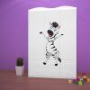 sz09 dětská šatní skříň s obrázkem 06 veselé safari II zebra (2)