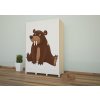 sz11 dětská šatní skříň s obrázkem medvěd (10)