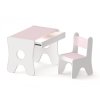 detsky stul s suplikem ruzova