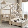 Domečková postel HouseBed alto duo plus - příčky
