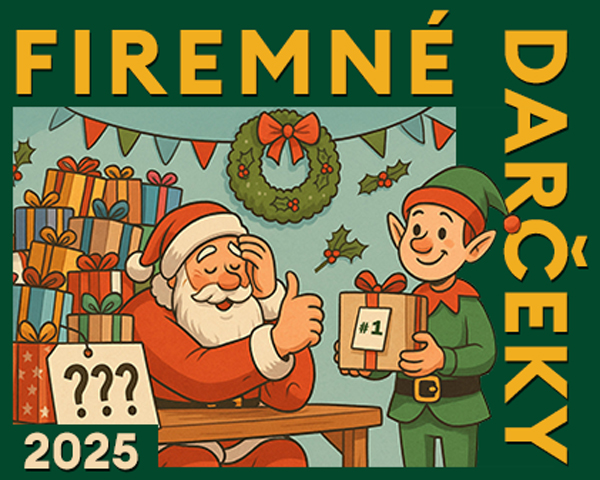 Firemné darčeky na vianoce 2025
