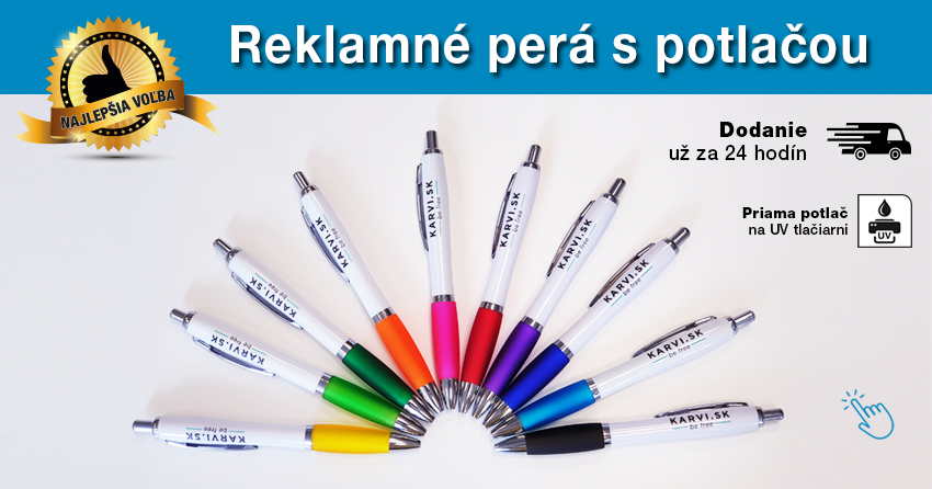 Reklamné perá s potlačou