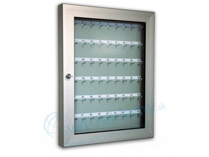 Skrinka na kľúče (Produkt Skrinka presklenná na 54 kľúčov)