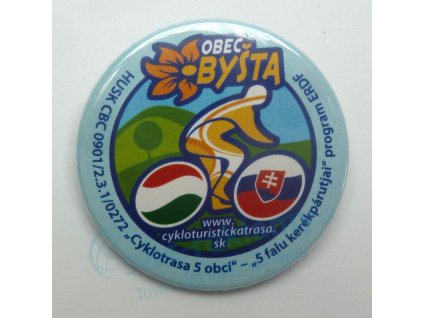 Kovový odznak - BUTTON (Produkt Kovový odznak - BUTTON priemer 58mm)