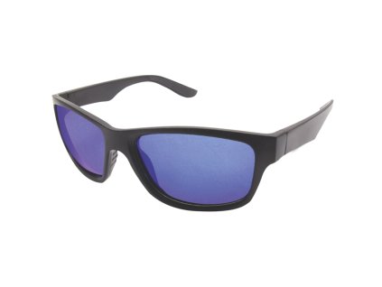 Mistrall polarizační brýle modré zrcadlové s černými obroučky