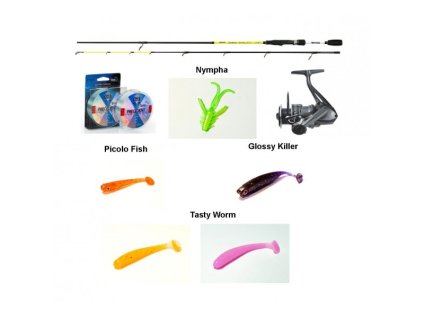 Mistrall přívlačový set Micro jig 3