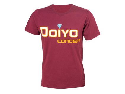 Doiyo tričko Logo  bordó