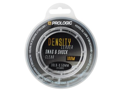 PROLOGIC Šokový vlasec Density Snag & Shock Leader 100m 0,60mm 20,41kg Clear