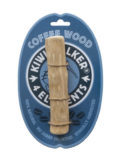Hračka pes 4Elements Coffee Wood dřevo M Kiwi