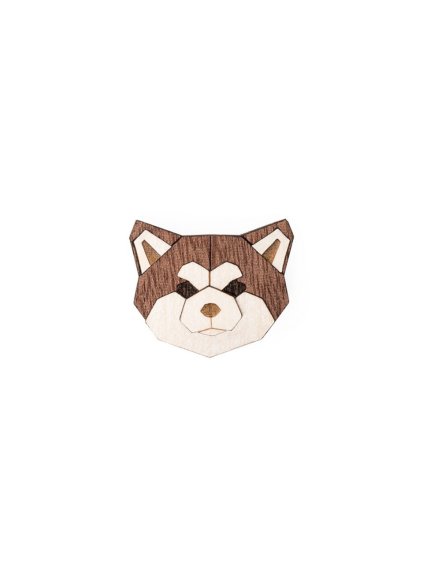 0 akita inu brooch