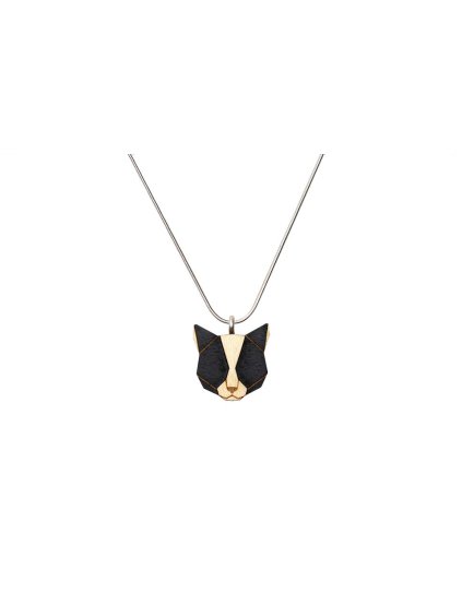 0 black cat pendant