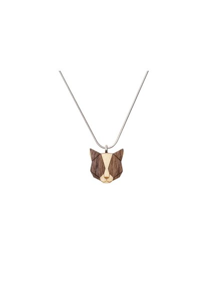 0 grey cat pendant