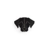 0 black labrador brooch