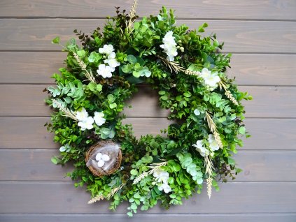 velikonoční věnec na dveře