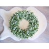 Celoroční věnec na dveře gypsophila