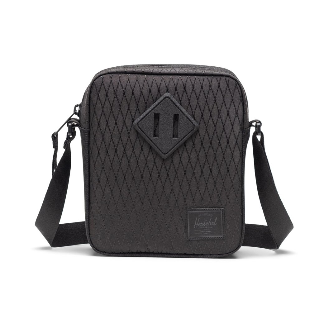 468403 herschel heritage crossbody black diamond black 2 5l