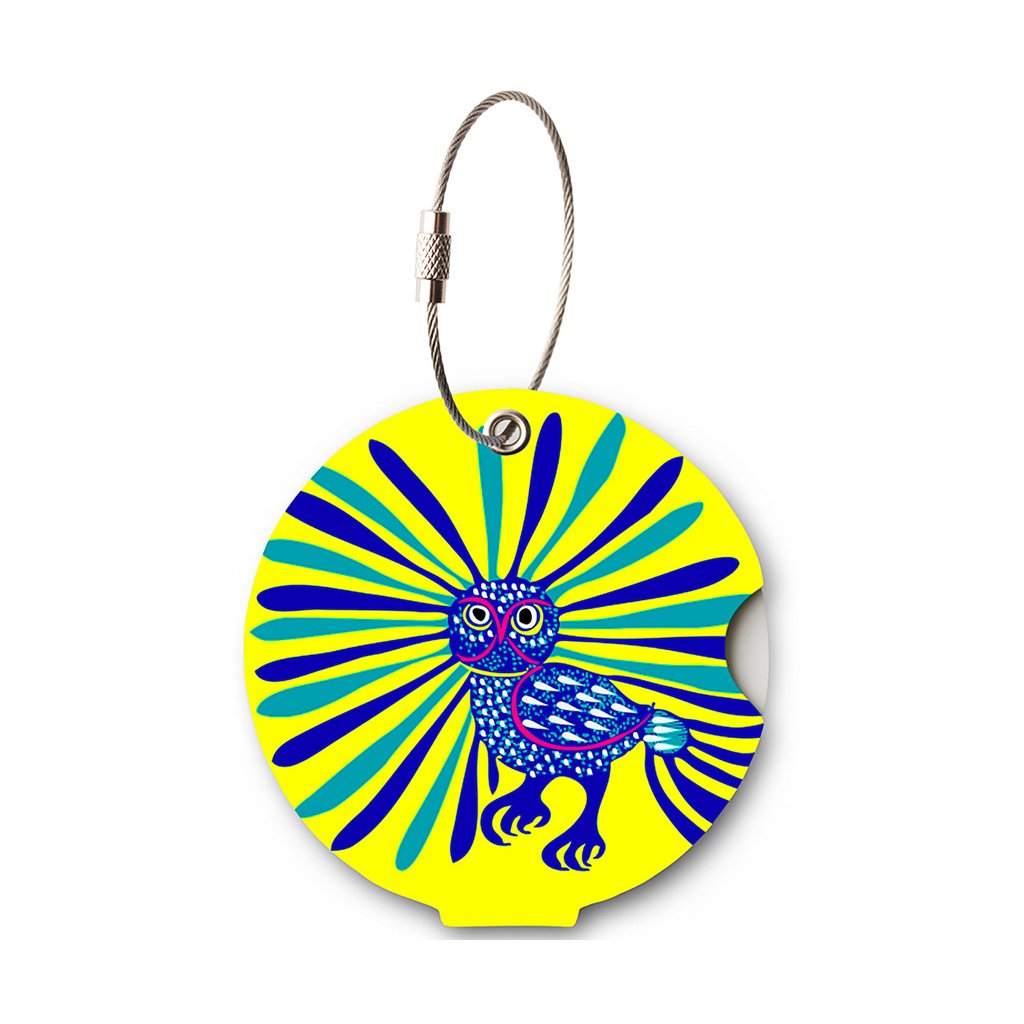 Jmenovka na kufor Addatag - Owl Yellow, RB-P149