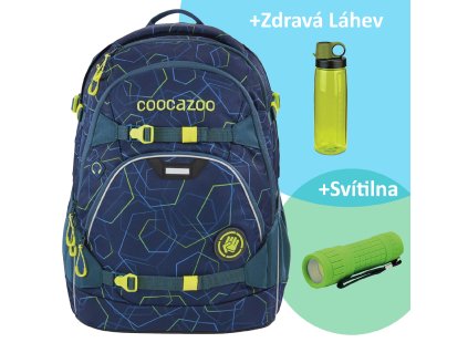 Školní batoh coocazoo ScaleRale, Laserbeam Blue, certifikát AGR