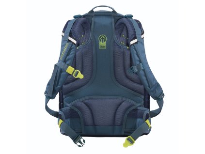 Školní batoh coocazoo ScaleRale, Laserbeam Blue, certifikát AGR + LED Čelovka 3W + Sportovní láhev