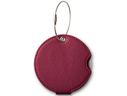 Jmenovka na kufor Addatag PU - Burgundy, RB-B639