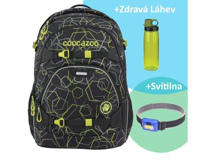 Školní batoh coocazoo ScaleRale, Laserbeam Black, certifikát AGR sk