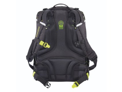 Školní batoh coocazoo ScaleRale, Laserbeam Black, certifikát AGR + LED Čelovka 3W + Sportovní láhev