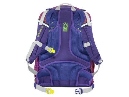 Školní batoh coocazoo ScaleRale 30l Sonicl.Purple, certifikát AGR + LED Čelovka 3W + Sportovní láhev