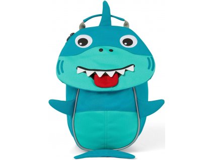 Affenzahn detský batoh Shark - turquoise 4l, AFZ-FAS-001-036