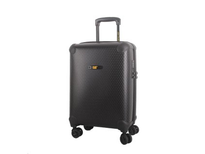 CAT cestovný kufor HEXAGON, 37 l, čierny, materiál polypropylen, kabinová batožina, 11953700